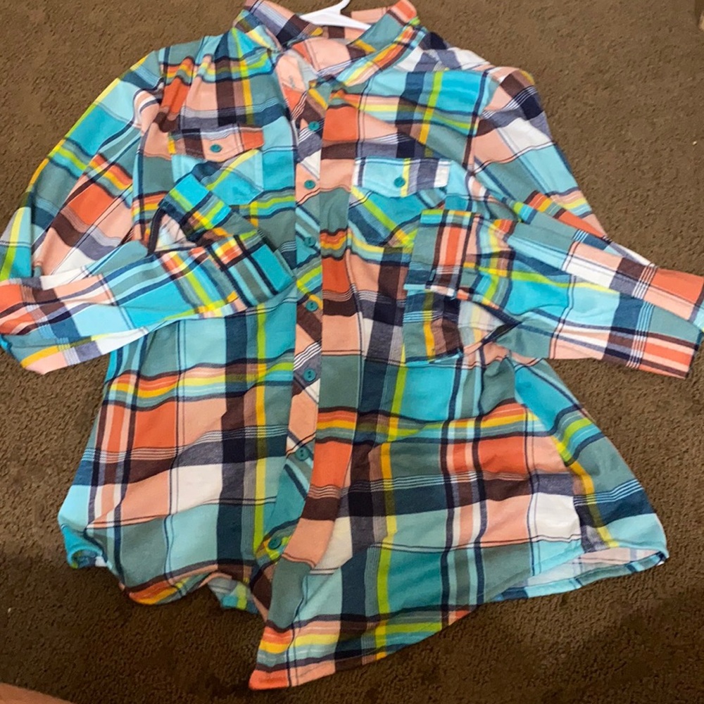 COPY - Plaid button down